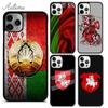 Free Belarus Flag Phone Case for iPhone 11 12 13 14 Pro Max Mini X XR XS SE 2020 6S 7 8 Plus Samsung Galaxy S21 S22 Cover Shell