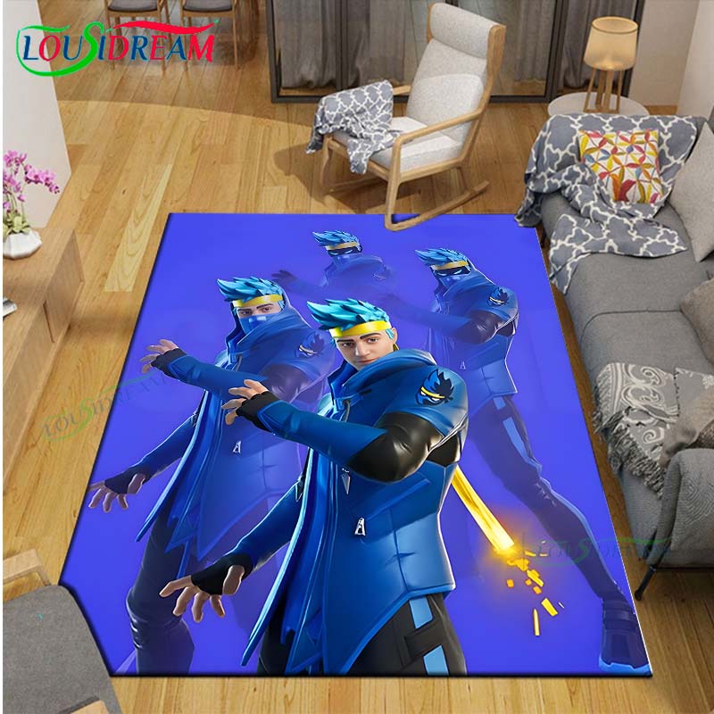 Hot 3D Fashion Game Cartoon Character Printed Carpet Outdoor Rug Area Rug Non-slip Carpet Bedroom Decor Carpet for Room Gift