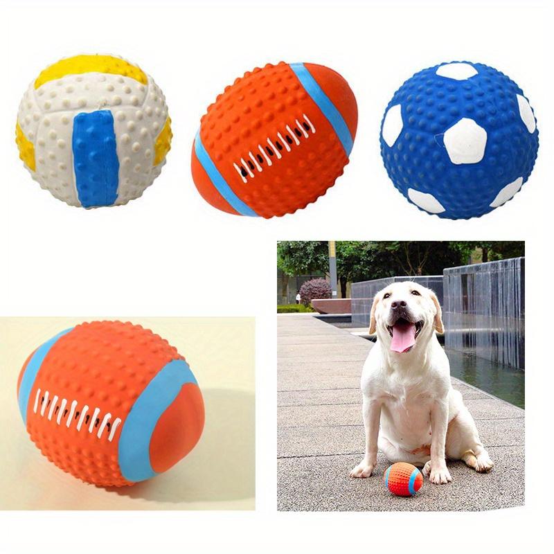 Pet Dog Latex Sound Toy Rugby Football Volleyball Dog Teeth Grinding Toy Relieve Boredom Pet Toy Training Pet Supplies