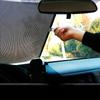 Car Sunshade Curtain Rear Side Window Front/Back Windshield Sun Block Blinks Black Cover Suction Cup Universal Cars