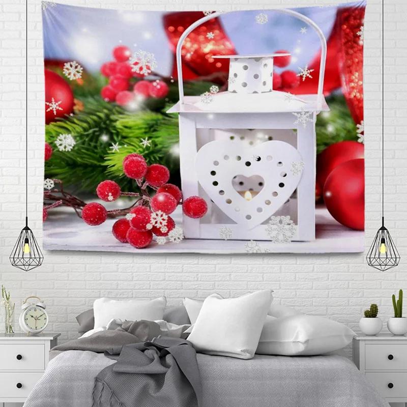 Серия подвесных тканевых гобеленов в рождественском стиле