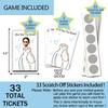 Bridal Shower Games - Who Has The Bride Scratch Off Celebrity Cards Tickets Funny Bachelorette Party Games Ideas