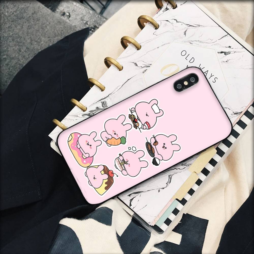 Asamimichaan Asleep Cute Asamimi Phone Case For Iphone 17 Air 16 15 14 13 12 11 Pro Max 16 15 14 Plus TPU Soft Case