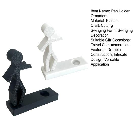 1/2 шт. Подставка для ручек, украшение, тонкая работа, линии, форма фигуры, подставка для ручек, декоративное украшение для рабочего стола