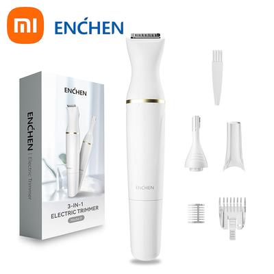 ENCHEN Mocha D 3 в 1 набор женский эпилятор женский триммер для бровей женская бритва для удаления волос бритвенный станок для лица депилятор бикини депилятор инструмент