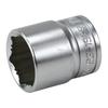 Perfect Fit Socket, 19mm, 9.5mm Drive, Fits Rounded and New Bolts, S3-19PF