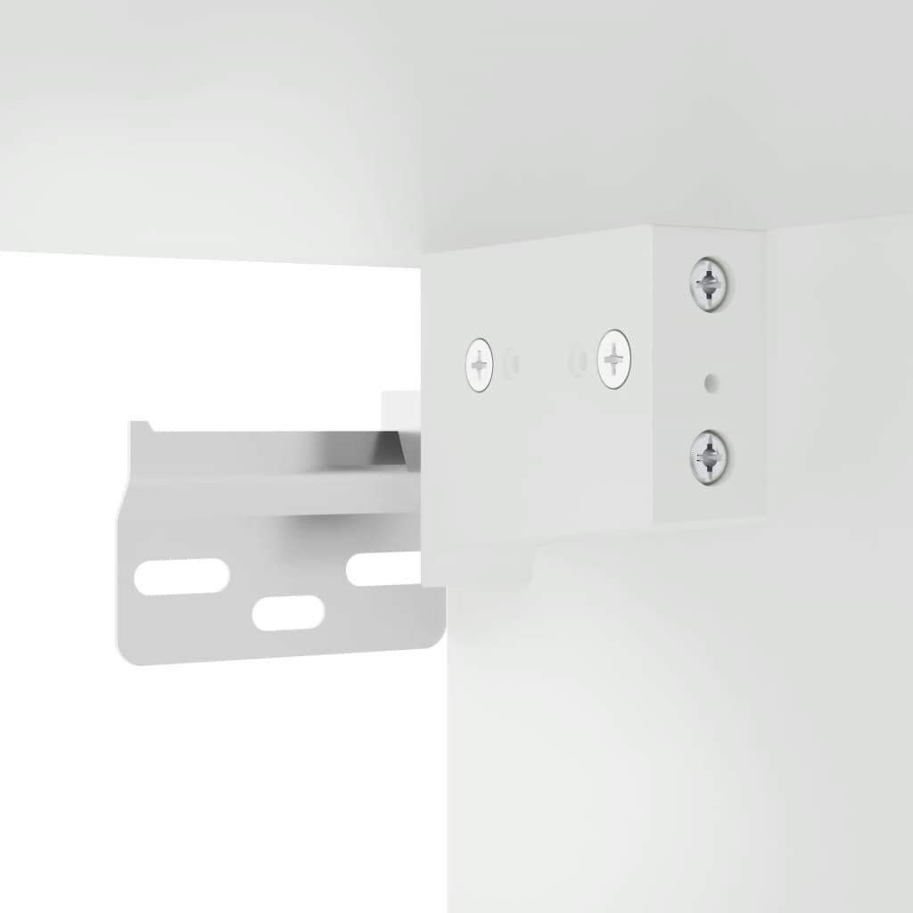 Wall Cabinet White 60x31x70 cm Particleboard