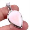 Natural Pink Opal Gemstone Handmade 925 Solid Sterling Silver Pendant 1.5" h3V19