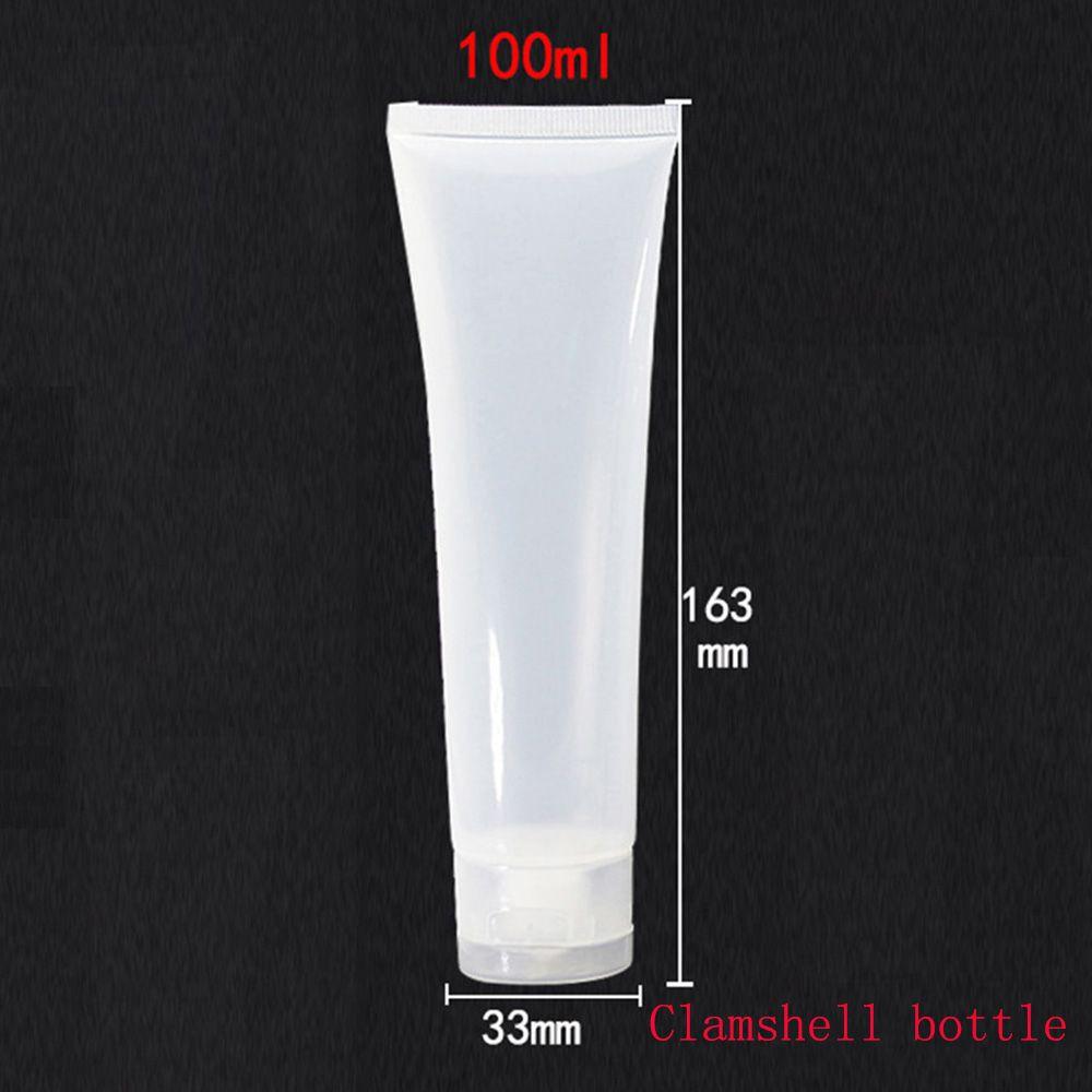Шланг Сжимаемый Портативный Пластиковый Портативные Пустые Косметические Бутылки Очищающее Средство Для Лица Прозрачный