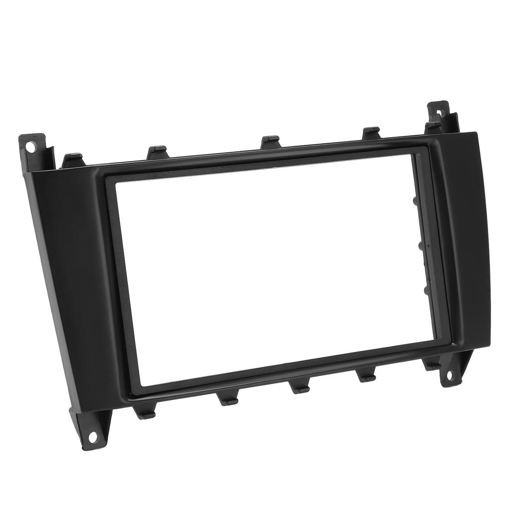 Car Stereo Frame Fascia 2 DIN Replacement for Mercedes BENZ C CLASS W203 GLKClass C209 20052009