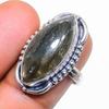 Labradorite Handmade 925 Sterling Silver Jewelry Ring Size 6 U0b02