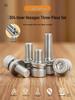 304 Stainless Steel Hex Socket Cup Head Screws (M2-M10)