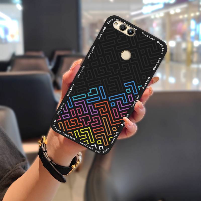 Fashion Design Soft Case Phone Case For Huawei Honor 7X/Mate SE Shockproof Full Wrap Back Cover Cartoon Protective Cover