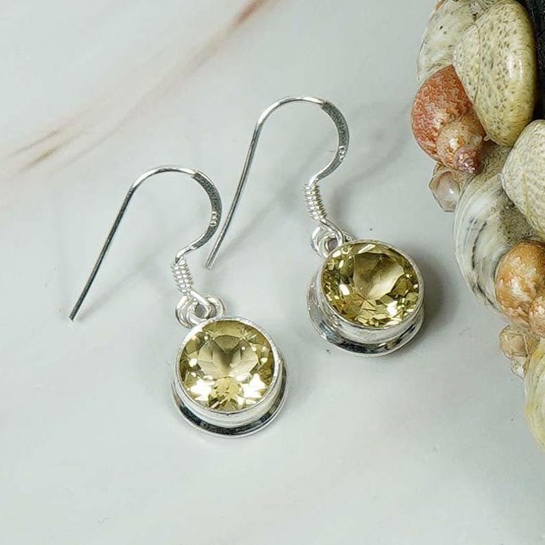 Solid 925 Sterling Silver Earring, Birthstone Earring, Handmade Earring, Designer Earring, Statement Earring