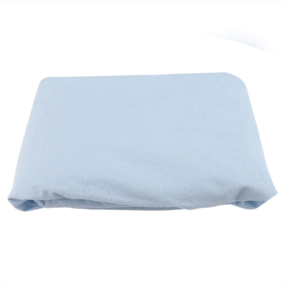 Waterproof Anti Mite Mattress Pad Cover Fitted Sheet Blue 90*190+30cm