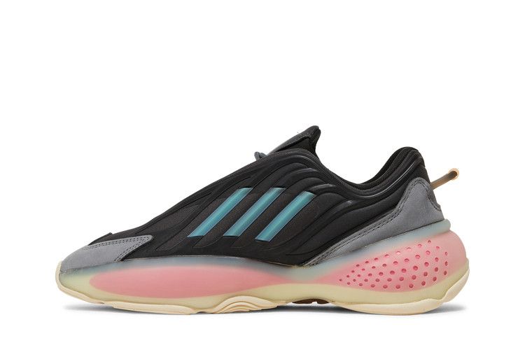 Мужские кроссовки adidas Ozrah Черный Туманно-Зеленый Розовый Тон Черный/Туманно-Зеленый/Розовый Тон