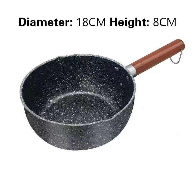 Антипригарный соус Span кипяченое молоко горшок с длинной ручкой медицинский камень омлет сковорода с крышкой мини суп горшок универсальный для домашней кухни