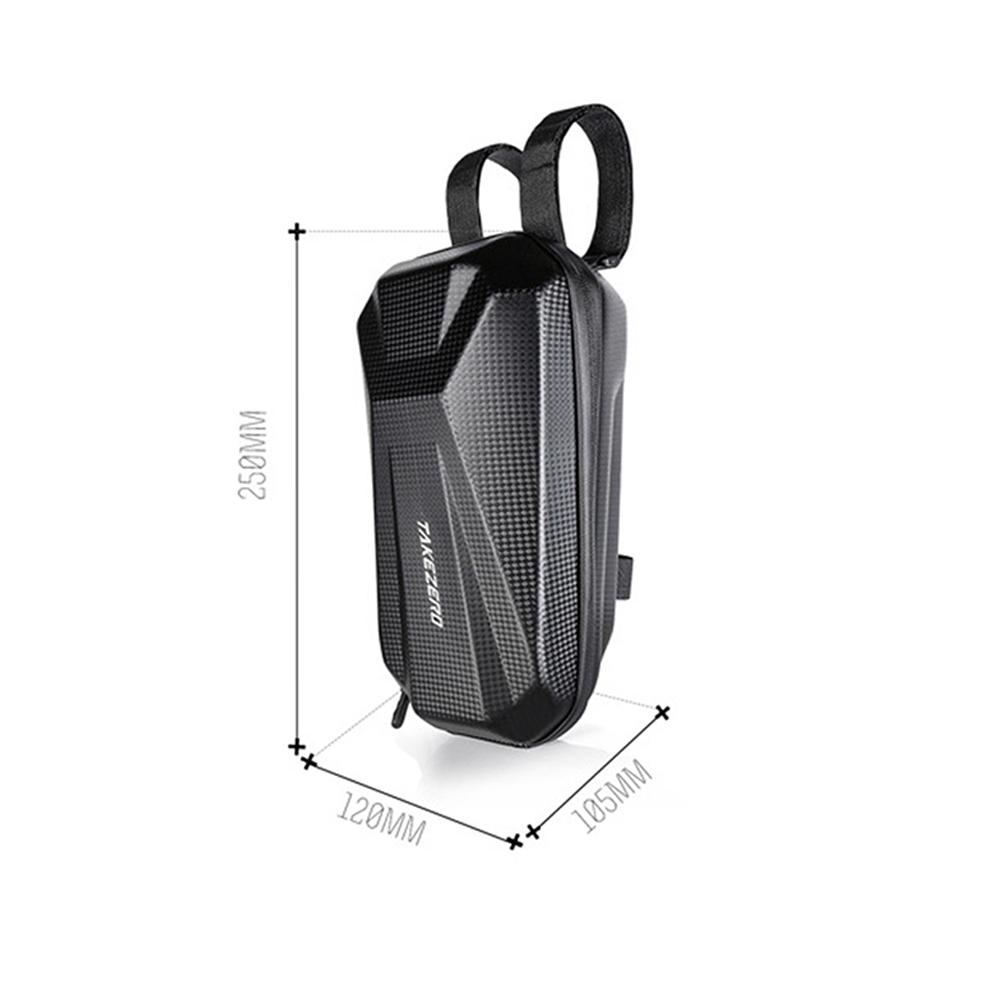 2/3/4L Electric Scooter Storage Bag Waterproof Bicycle Motorcycle Handlebar Hanging Bag Hard Shell Carry Bag Storage Accessories