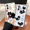 Чехол для телефона Funda для Xiaomi Mi 11T 12 14 13 Lite 11 12T Pro 10T 12X Мультяшный кот