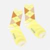 YELLOWSOCKS ARGYLE CHECK LEMON