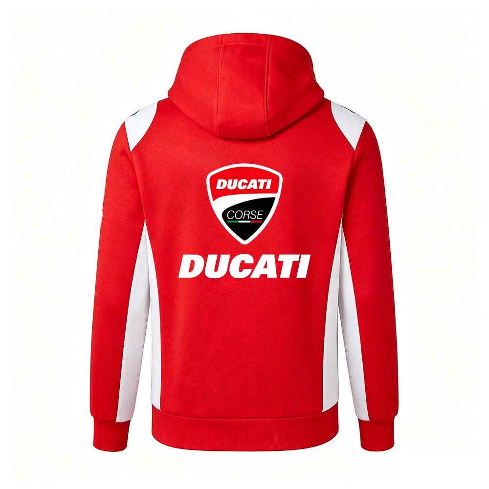 Мужская толстовка с принтом Ducati Corse MotoGP Racing, пуловер, повседневная спортивная толстовка с капюшоном для мотоциклистов