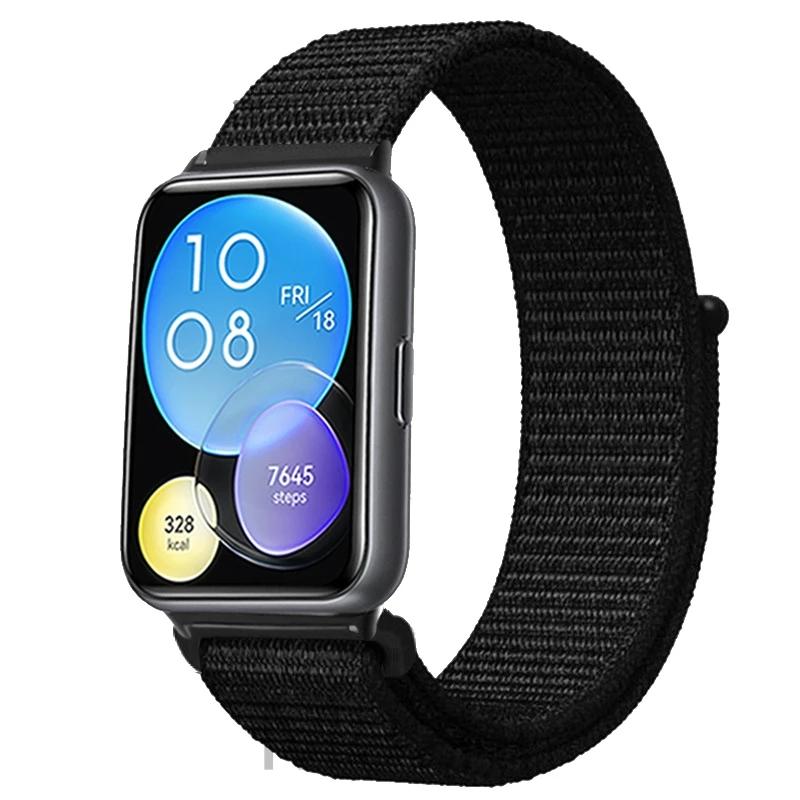 Нейлоновый ремешок для Huawei Watch Fit 2 Ремешок для умных часов Аксессуары для замены браслета Correa Huawei Watch fit2 active