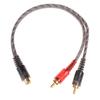 Автомобильный аудио 1Rca Female To 2Rca Male Y Splitter Cable Converter Cord Adapter Cable