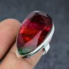 Кольцо из серебра 925 пробы с натуральным аммолитом, размер 8 Z4y91