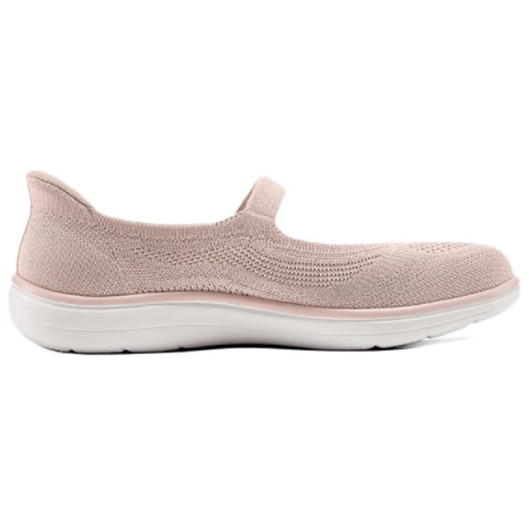 Skechers Модные удобные прочные дышащие низкие повседневные кроссовки для женщин Кроссовки Бежево-розовые 138497-BLSH
