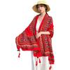 New tassel scarf Yunnan Dali tourism ethnic style shawl women's fashion versatile seaside beach towel