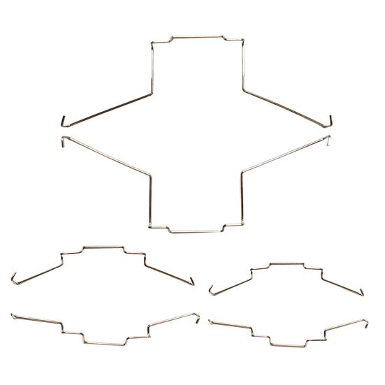 1 Pair Fastener High Strength Lightweight Easy Installation CPU Cooling Fan Hard Clips