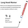 Woodworking Decoration Bathroom Long Head Markers Deep Hole Marker Hareware Processing Marker Pen