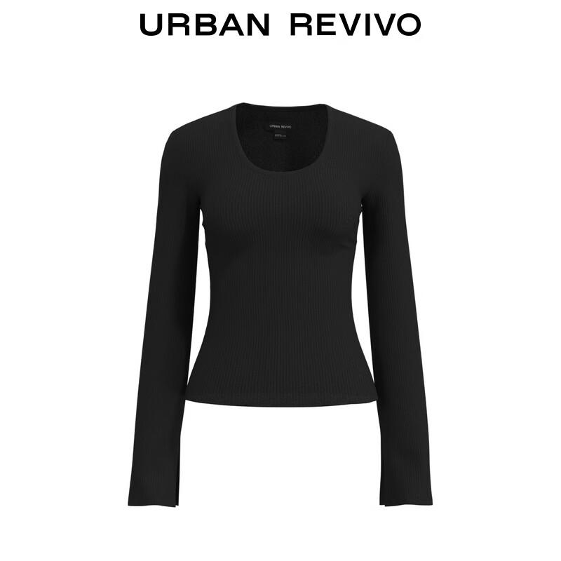 UR Women's Fall 2024 Basic Long-Sleeve Knit Top