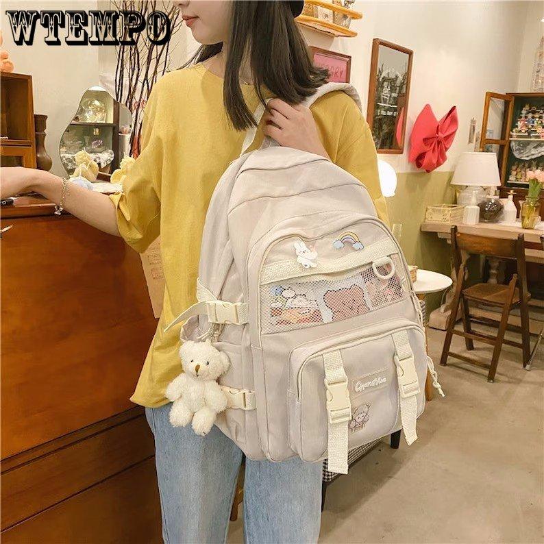Рюкзак Kawaii, рюкзак большой вместимости, милый рюкзак, рюкзак для ноутбука, рюкзак Kawaii для школы, повседневный рюкзак, рюкзак для женщин
