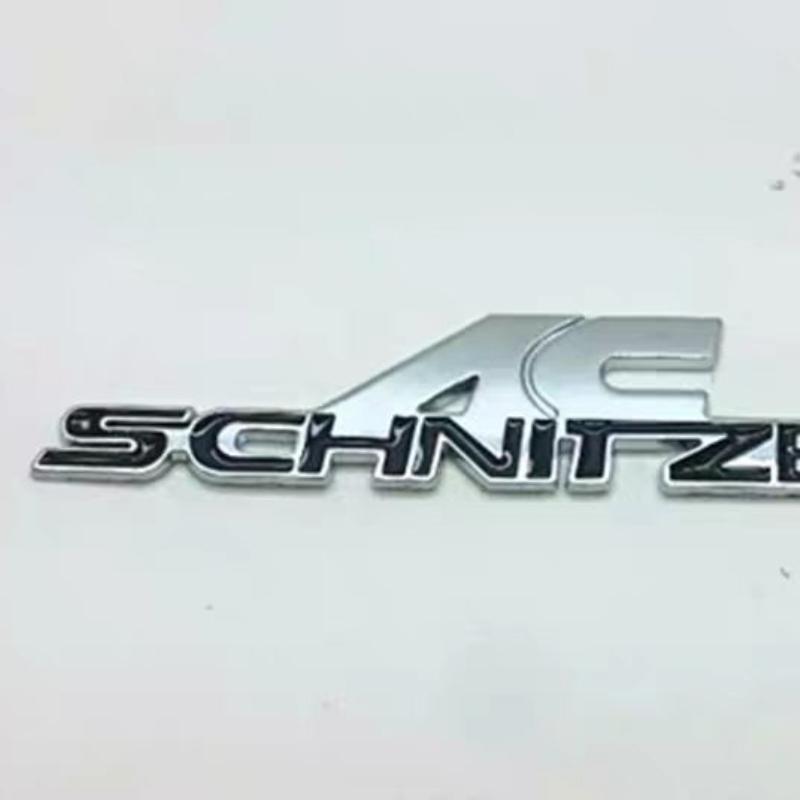 AC SCHNITZER Metal Grille Emblem Trunk Rear Badge Sticker 3D Metal Car Badge