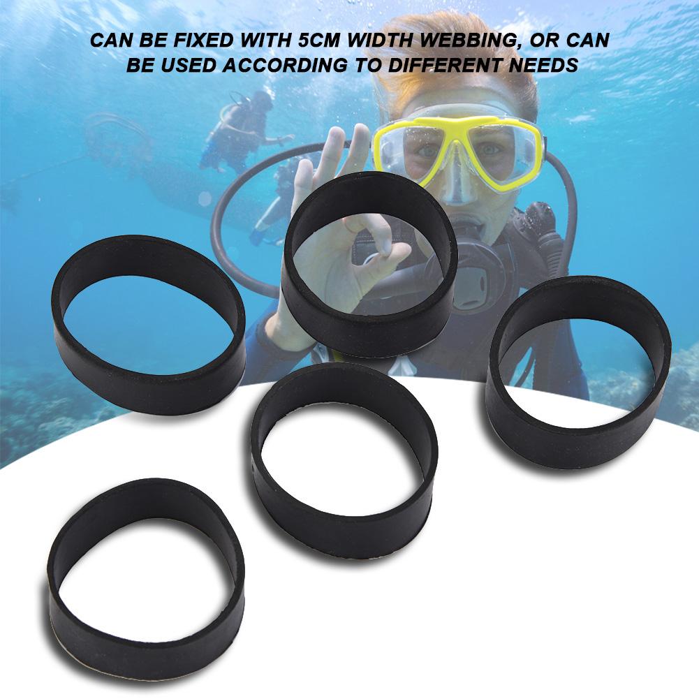 KEEP DIVING 5PCS резиновая фиксирующая лента для 5 см ремня-груза аксессуары для подводного плавания