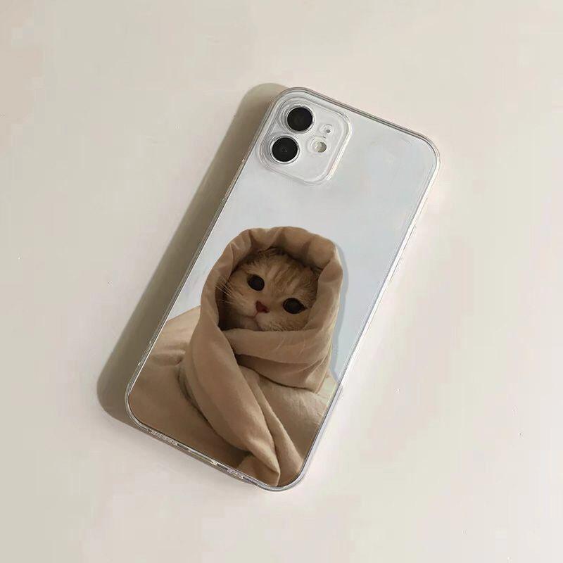 Мягкий чехол для телефона с милым котом и собакой для Iphone 11 14 Pro Max 13 Mini 12, силиконовая задняя крышка для Iphone Xr Xs Max X 7 8 Plus Se2020 6s 6