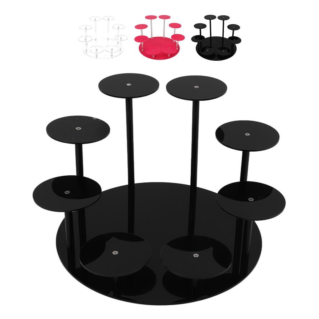 Акриловые подставки для кексов, устойчивая круглая аниме-фигурка, кукла, подставка для показа на свадьбу, день рождения