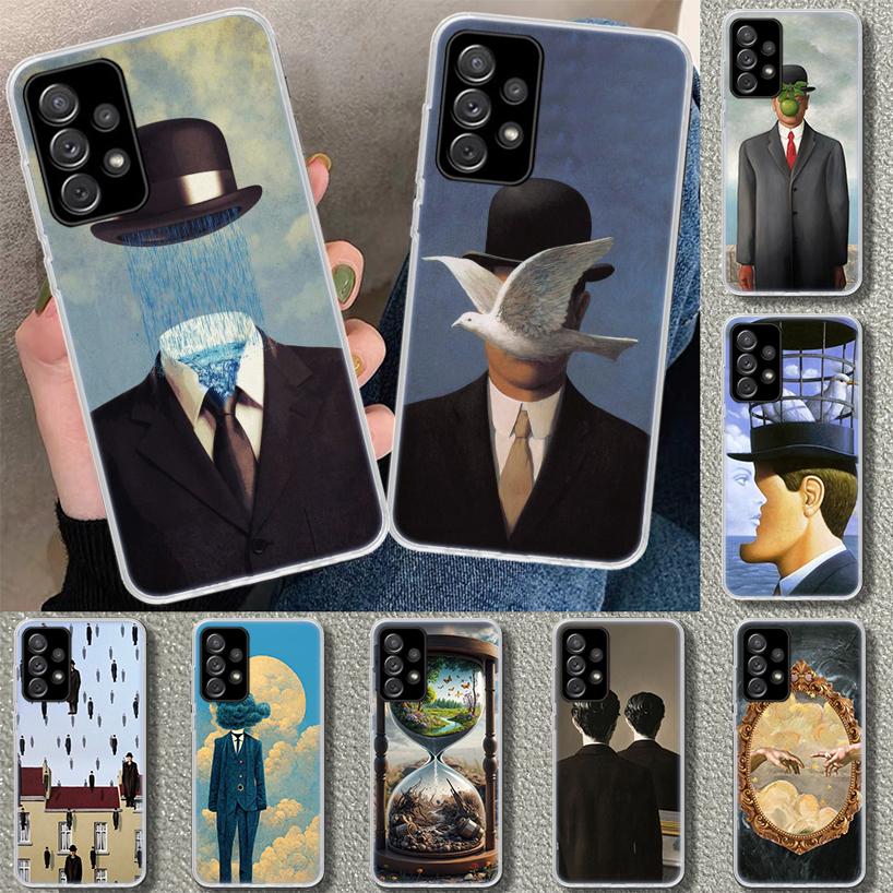 Художественный чехол для телефона Rene Magritte для Samsung Galaxy A12 A22 A32 A52 A72 A02S A51 A50S A31 A20S A10S Note 20 Ultra 10 Plus Gala