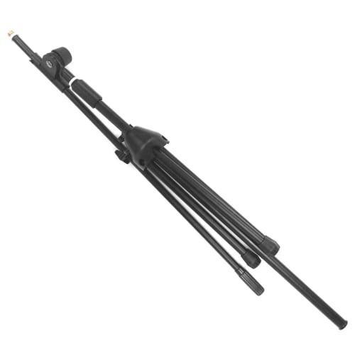 KC Boom Microphone Stand, Straight/Straight, MBCS/BK, Black, Set of 6 (Soft Case, Microphone Holder Included)