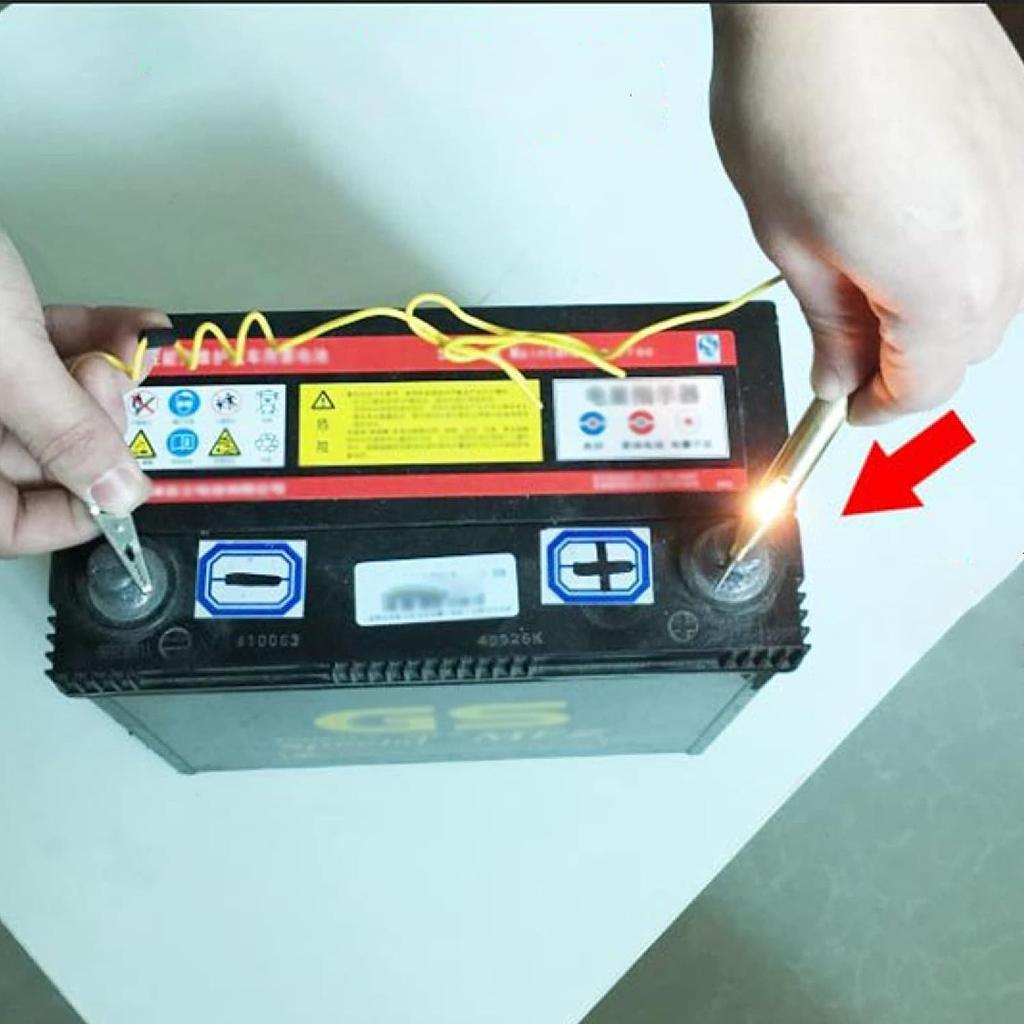 Тестер напряжения тока с зажимом типа «крокодил», напряжение лампы, тестер автомобильного света, лампа 6 В, 12 В, 24 В, лампа с зажимом типа «крокодил» для автомобилей, мотоциклов