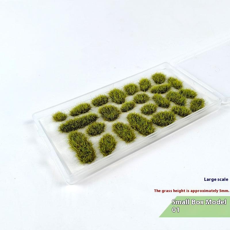 Miniature Lawn Terrain Model Kit - Static Grass Garden for Architecture Dioramas