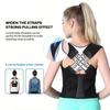 Back Brace Posture Corrector for Women and Men, Shoulder Straightener Adjustable Full Back Support Upper and Lower