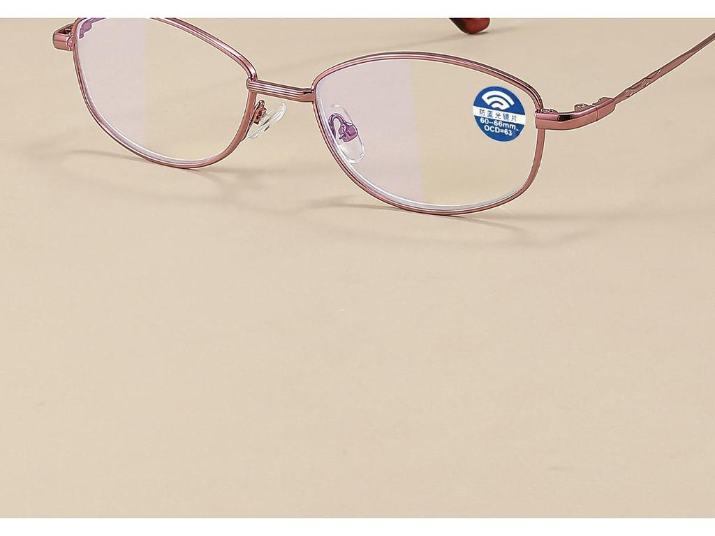 2025 Женские HD Металлические Модные Очки для Чтения с Защитой от Синего Света