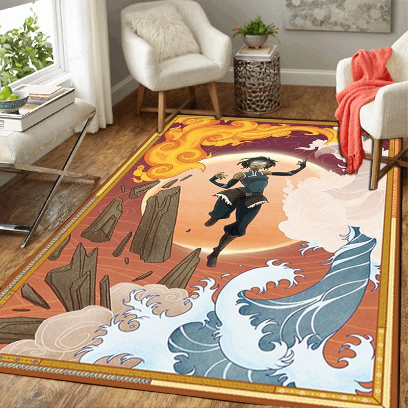 The Legend of Korra Rug Floor Mat for Living Room or Bedroom Soft and Comfortable Carpet a Gift for Birthday and Holiday.DFF0925009