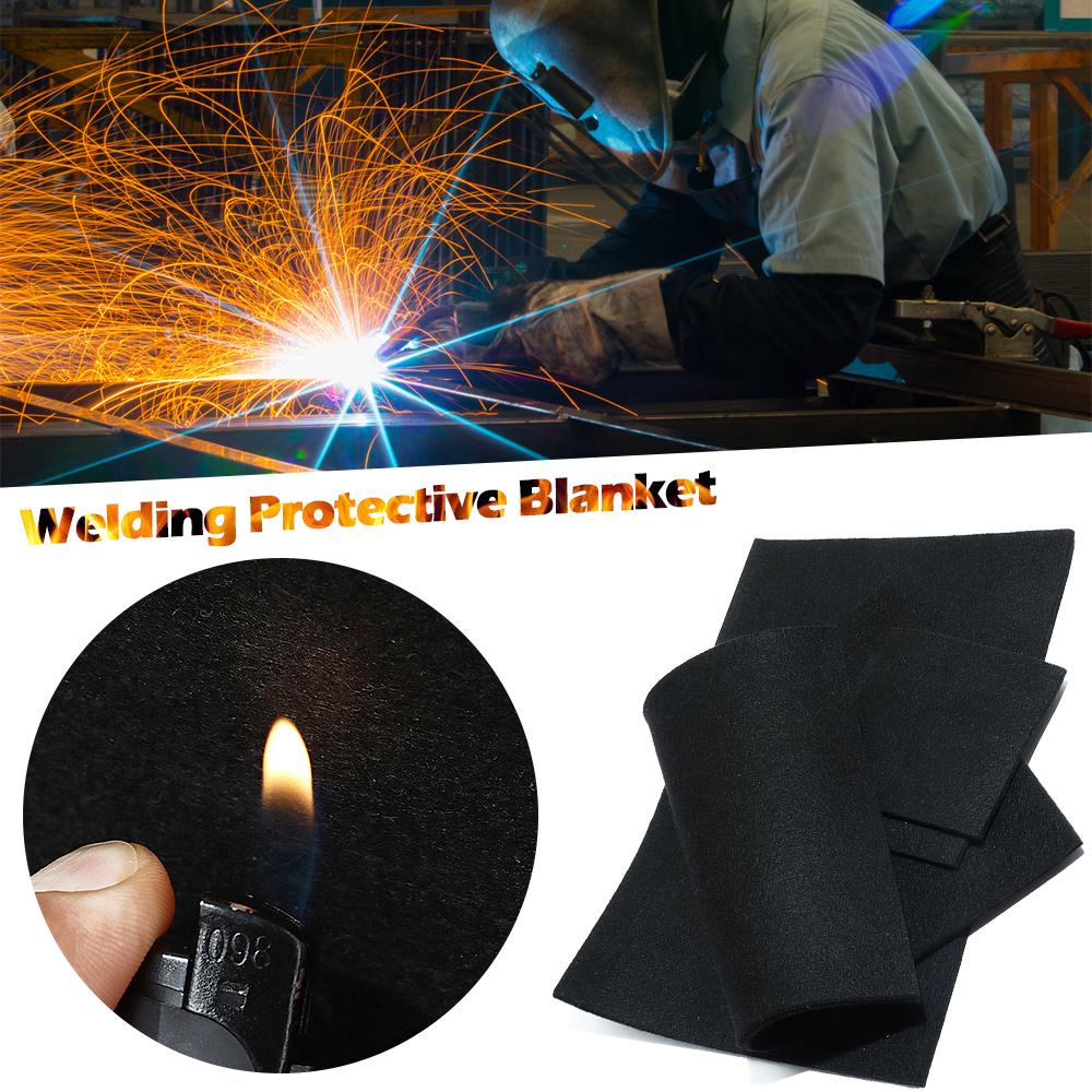 300*200mm High Temp Protective Sheet Torch Shield Pack Welding Protective Blanket Graphite Felt