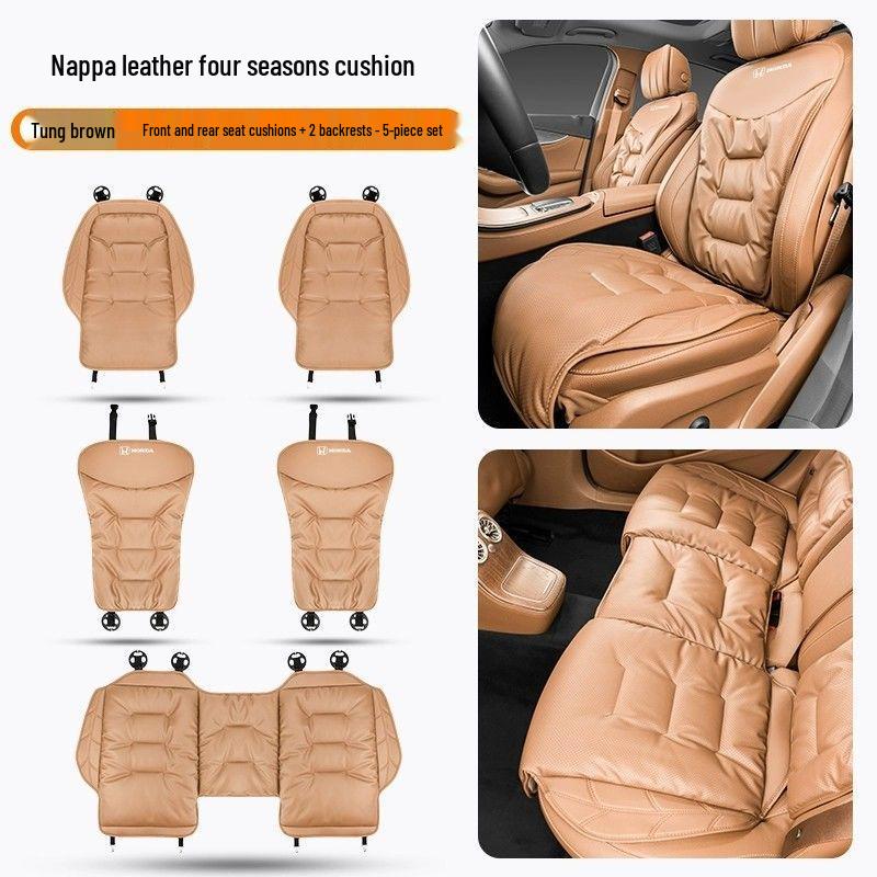 Car Seat Cushion with Lumbar Support for Honda Accord, Civic, Inspire, CRV (All Seasons)