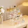 Прозрачные полки-витрины Акриловая подставка-полка Органайзер для косметики Подставка-райзер для дисплея Стол
