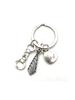 Personalizeds Police officer Keychain Seargant keychain Detective keychain best Dad keychain Father Day Gift him handcuff charm