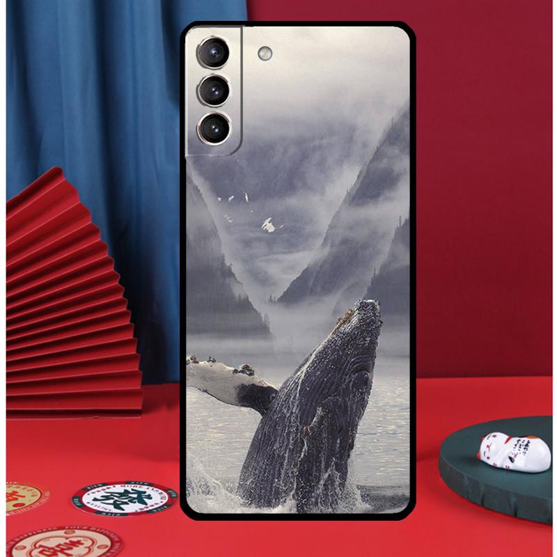 Чехол для телефона 'Плавающий китовый акула в океане' для Samsung Galaxy S24 Ultra S9 S10 S20 S21 S22 Plus S23 FE S25 Ultra Задняя крышка